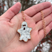 Howlite Ghost Necklace