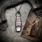 Dream Amethyst Necklace with Gunmetal Patina