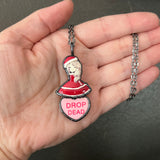 Drop Dead Girl: Conversation Stopper Heart Necklace