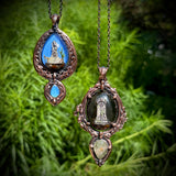 Large Burial Plot Necklace with Intricate Settings, You Choose  *Mockingbird Lane Exclusive* (Copy)