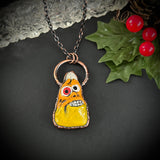 Red Eye Candy Corn Necklace *Alien Moon Arts Collab*