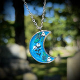 Ghosts and Eyeball Plants Resin Necklace