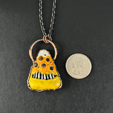 Spider Eyes Candy Corn Necklace *Alien Moon Arts Collab*