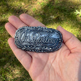 Our Darling Coffin Plaque Hand Painted 3 Inch Magnet