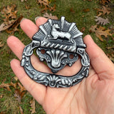 Lamb Coffin Handle Hand Painted 3 Inch Magnet