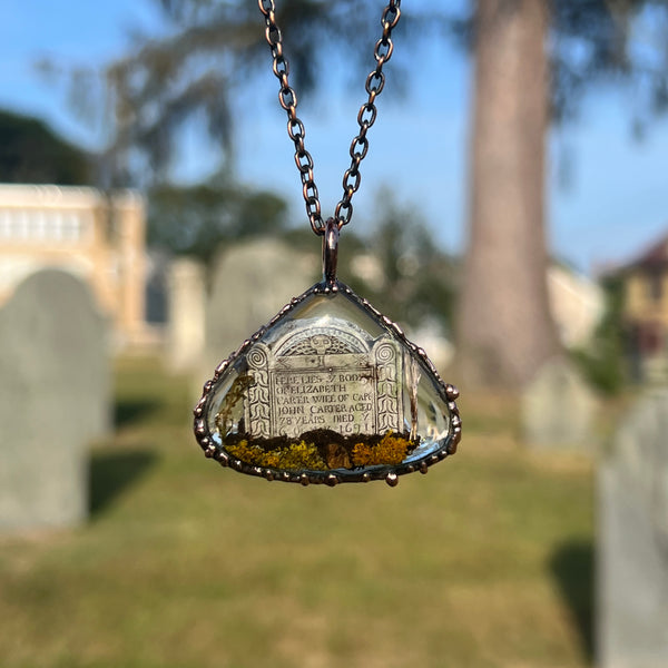 Teardrop Burial Plot Necklace + GG Stars of Bolton Necklaces