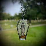 *Discounted* Jesus Coffin Shape Burial Plot Necklace *Mockingbird Lane Exclusive*