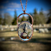 Oval Burial Plot Necklace A *Mockingbird Lane Exclusive*