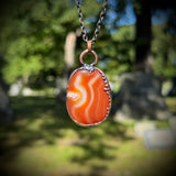 Striped Carnelian Necklace ***You Choose***