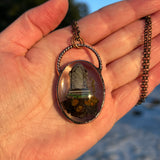 Oval Burial Plot Necklace *Mockingbird Lane Exclusive*