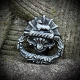 Lamb Coffin Handle Hand Painted 3 Inch Magnet
