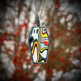 Fordite Coffin Necklace