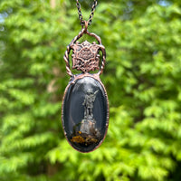 ‘Our Darling’ Coffin Plaque Burial Plot Necklace *Mockingbird Lane Exclusive*