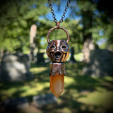 Double Sided Choir Boy Necklace with Carnelian