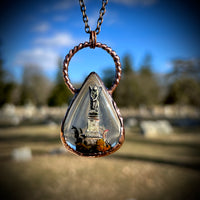 Teardrop Burial Plot Necklace *Mockingbird Lane Exclusive*