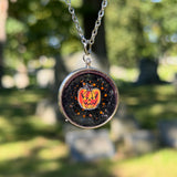 ***DISCOUNTED*** Angry Jack O’ Lantern Resin Necklace (See Photos)