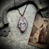 Silver Sheen Obsidian Owl Necklace