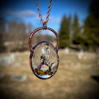 Oval Burial Plot Necklace A *Mockingbird Lane Exclusive*