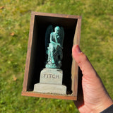 Large Memento Mortem Shadow Box Magnet/Wall Hang