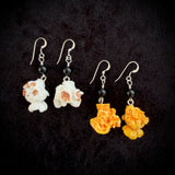 Popcorn Earrings with Black Onyx ***You Choose***