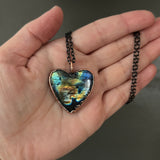 Labradorite Heart Necklace