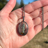 Small Oval Burial Plot Necklace C *Mockingbird Lane Exclusive*