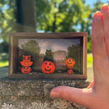 “Pink Palace” Vintage Halloween Shadow Box Magnet/Wall Hang A