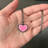 Conversation Stopper Heart Necklace A