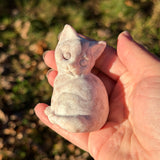 Carved Dolomite Kitty