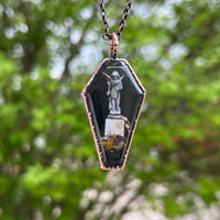 Coffin Shape Burial Plot Necklace *Mockingbird Lane Exclusive*