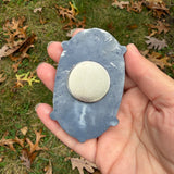Fisk Faceplate Hand Painted 3 Inch Magnet B