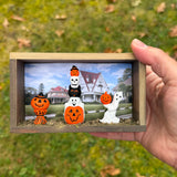 “Queen of Hearts” Vintage Halloween Shadow Box Magnet/Wall Hang B