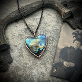Labradorite Heart Necklace
