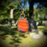 Striped Carnelian Necklace ***You Choose***
