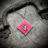 Hummingbird Resin Necklace