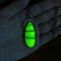 Marble Glass Uranium Necklace