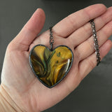 Large Surfite Heart Necklace