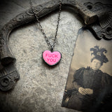 Conversation Stopper Heart Necklace A