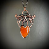 Carnelian Heart Necklace