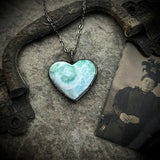 Larimar Heart Necklace
