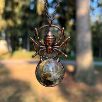 Spider Burial Plot Necklace *Mockingbird Lane Exclusive*