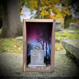 Poe Memento Mortem Shadow Box Magnet/Wall Hang D