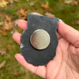 The Sad Hour Coffin Plaque Hand Painted 3 Inch Magnet