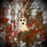 Aurora Opal Ghost Necklace A-Glows in the Dark