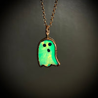 Aurora Opal Ghost Necklace A-Glows in the Dark