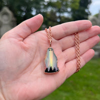 Aurora Opal Ghost Necklace B-Glows in the Dark