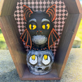 Bat Sitting on the Moon Wall Hang B