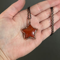 Red Jasper Star Necklace