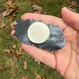 At Rest with Flowers Coffin Plaque Hand Painted 3 Inch Magnet
