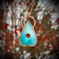 Amazonite Planchette Necklace